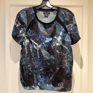 TROUVÉ Marble Graphic Print T Shirt
